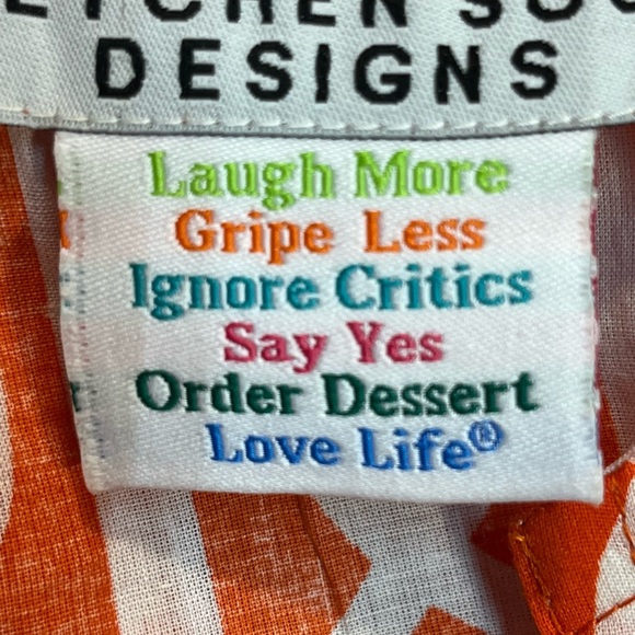 Gretchen Scott Kids Orange Tunic size 4/6 - Picture 7 of 9